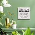 thumbnail image 3 of Country Life Is Like the Bathroom Canvas Prints Wall Art Decor Humor Bathroom Restroom Poster Painting Framed Artwork 8 x 8 Inch Home Shelf Wall Decoration Gift, 3 of 5