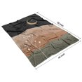 thumbnail image 4 of Brown Boho Night Landscape Pattern Blanket,Comfortable Soft Flannel Throw Blanket,All Season,Warm Lightweight Blankets for Sofa Bed Couch Living Room Chair,40"x50", 4 of 4