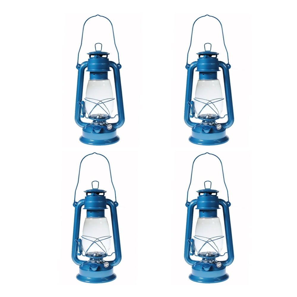 Lot of 4 Hurricane Kerosene Oil Lantern Emergency Hanging Light Lamp
