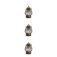 thumbnail image 3 of Guardoinrt Lantern LED Oil Lamp Table Porch Winery Cabin Light Bronze Golden 3Set, 3 of 6