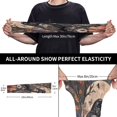 thumbnail image 4 of Balery Moonlit Crow Blossoms Cooling Arm Sleeves for Men & Women – Breathable, Moisture-Wicking Arm Sleeves for Women, Men & Kids, 4 of 8
