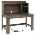 thumbnail image 4 of Gymax Computer Desk w/Hutch 2 Power Outlets USB & Type-c charging Ports 3 Shelves, 4 of 6