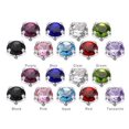 thumbnail image 1 of Dermal Piercing Tops - 9 or 18 Piece Prong Set Round Gem Internally Threaded, 1 of 3
