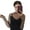 A, variant on Women's Long Sleeve See Through Mesh Sheer Top Blouse Shirt