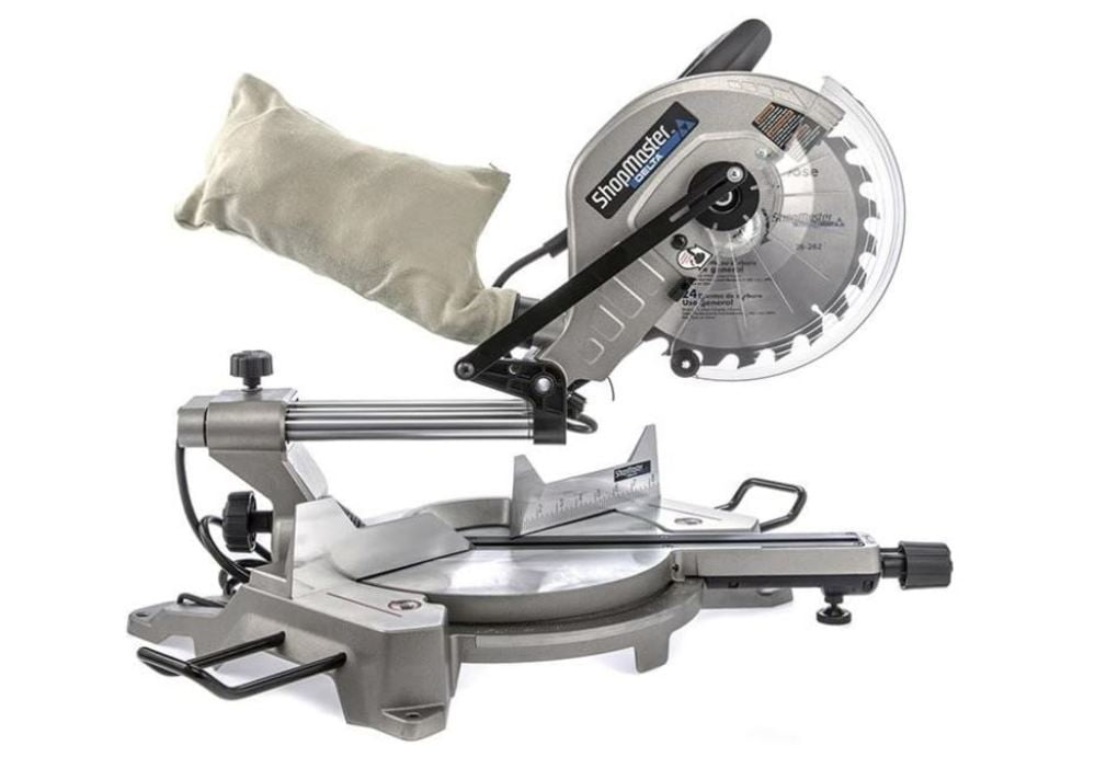 Delta Shopmaster 120V 15A 10In Compound Sliding Miter Saw