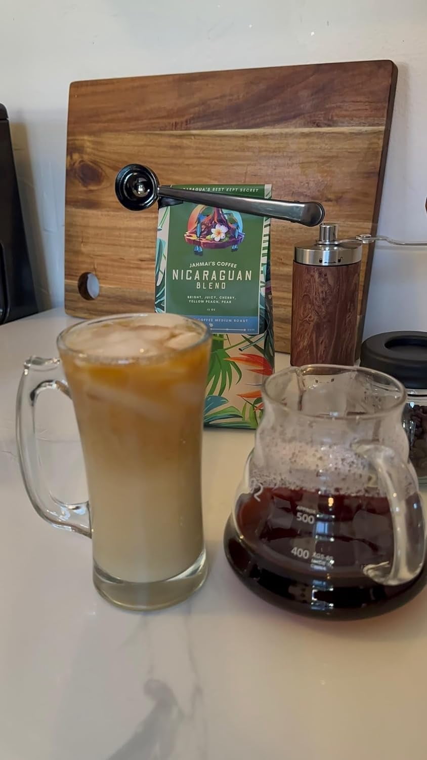 JAHMAI'S COFFEE Jahmai’s Coffee Company: Premium Nicaraguan Medium Roast Caturra Whole Bean - Gourmet Quality, Unmatched Flavor and Aroma for Coffee Enthusiasts