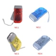 thumbnail image 4 of Yuarrent Linterna para exteriores, portátil, para senderismo, Camping, noche, linterna de emergencia, prensa manual, linterna recargable, luz para Escalada Azul Yuarrent JJ17117-02, 4 of 6
