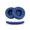 blue, variant on 1 Pair Protein Leather Headphone Foam Soft Ear Pads Cushion Cover Replacement Headband BLUE EAR PADS HEADBAND