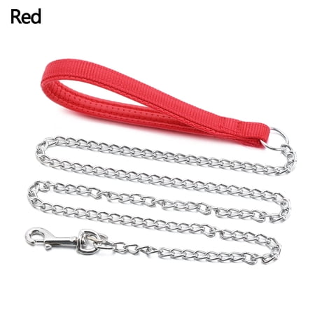 Fashion Training Strap Animal Supplies Solid Color Walking Harness Pet Leash Dog Cat Lead Wire Dog Chain RED