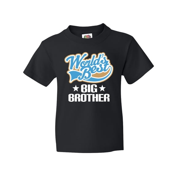 Inktastic Worlds Best Big Brother Youth T-Shirt