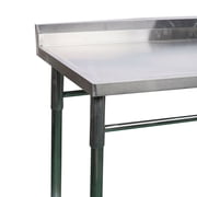 Miumaeov Commercial Kitchen Utility Sink with Stand 304 Stainless Steel Freestanding Kitchen Sink with Faucet and Worktable Multi-functional Shelf for Garage Restaurant Kitchen Laundry