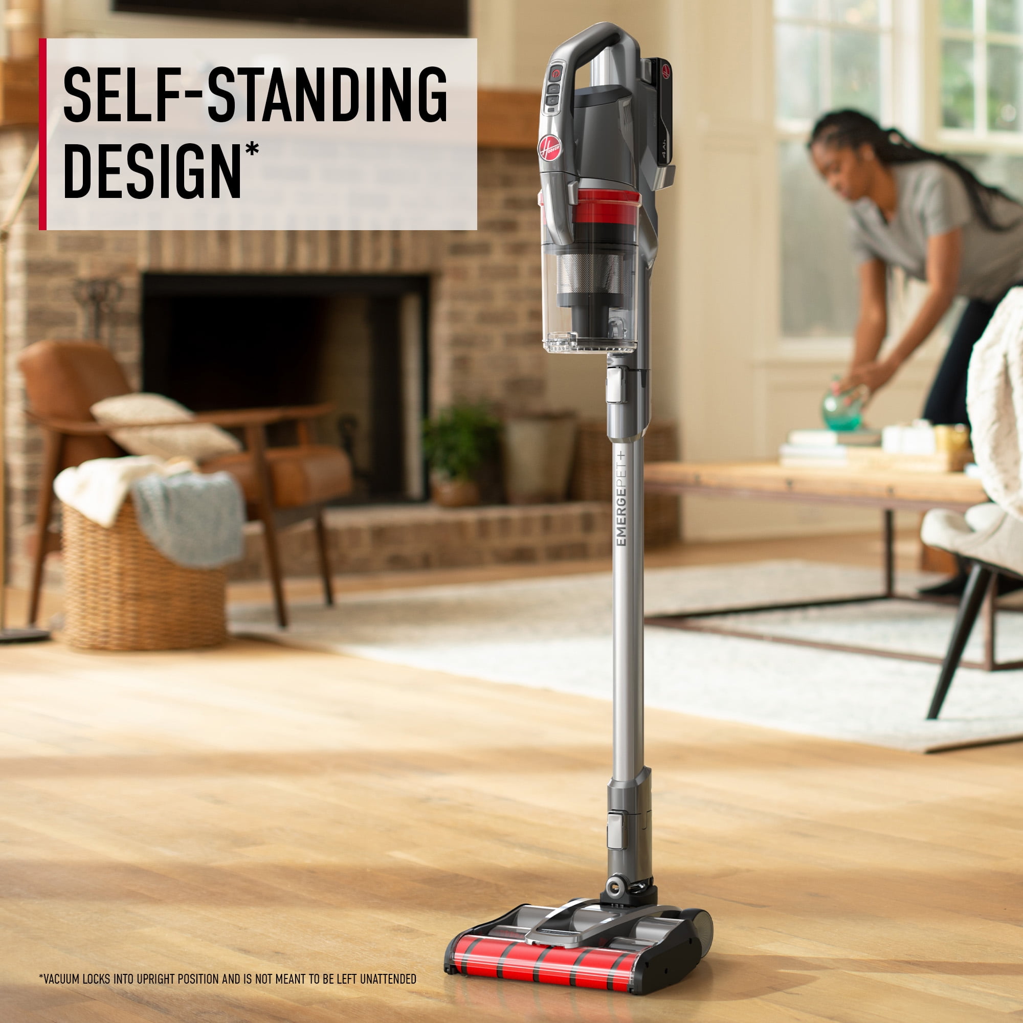 Hoover ONEPWR Emerge Pet, Cordless, Stick Vacuum Cleaner, for Carpet and Hard Floors, Detachable Hand Vacuum, Pet Hair, up to 45 Min. Runtime, for Home Use, BH53602V
