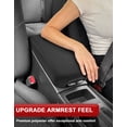 thumbnail image 4 of KBH Center Console Cover for 2013-2018 Nissan Altima Accessories, Nissan Maxima 2009-2014 Middle Console Lid Cover, Soft Nylon Washable Armrest Covering for Car, Black, 4 of 7