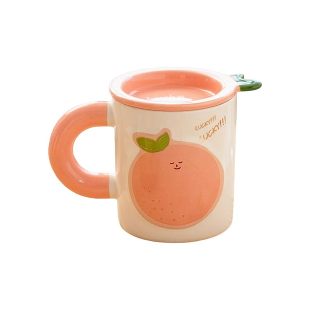 Taza de cerámica Advancent Mostrada Durazno HA080833-03