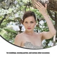 thumbnail image 3 of Bridal Headpiece Rhinestone Wedding Headbands For Bride Evening Parties Fashionable Elegance Silver 1Pcs, 3 of 5