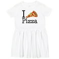 thumbnail image 3 of Inktastic I Heart Pizza Girls Toddler Dress, 3 of 5