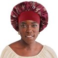 thumbnail image 2 of Yoyauz Satin Hat Sleep Hair Cap - Silk Hat, Suitable For Various Hairstyles, Equipped With Elastic Soft Band For Hair Care, 2 of 5