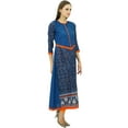 thumbnail image 3 of Bimba Kurta Designer A-Line Kurti 3/4 Sleeve Formal Tunic Custom Stitch Clothing, 3 of 7