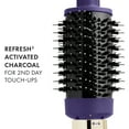 thumbnail image 2 of Hot Tools Pro Signature One-Step Charcoal Hair Dryer Volumizer, Purple, 2 of 7