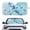 Blue Butterfly, variant on Aplkyhs Tropical Flower Lemon Automotive Windshield Sun Shade Native American Auto Sun Shades Front Windshield Universal Sun Visor for Car Front Window and Interior Sun Protection