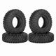 thumbnail image 2 of 4 pcs 85 mm 1.55 Metal Rims with Tires for 1/10 RC Crawler Car Axial Jr D90, black, 2 of 5