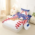 thumbnail image 2 of Erosebridal Boys Ball Games Twin Sheet Sets,Ice Cream Baseball P Alphabet Bedding For Kids Teens 3pcs, 2 of 6