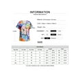 thumbnail image 2 of QELUSQELUS Women Pullover Short Sleeve V Neck Casual Floral Daytime T-Shirt, 2 of 4