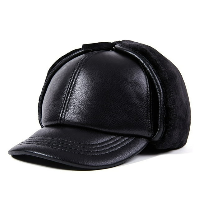 Casquette Plate à Visière Automne Hiver pour Hommes, Coussinets Réglables, Béret de Conduite, Mode