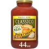 Classico Four Cheese Spaghetti Pasta Sauce Value Size, 44 oz Jar