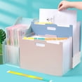 thumbnail image 3 of Desiderio 1 pieza de carpeta vertical para órganos, bolsa para órganos tipo inglete, bolsa de almacenamiento retráctil multicapa, gris, 3 of 5
