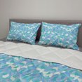 thumbnail image 2 of Geometric Comforter & Sham Bedding Set, Drop-Shaped Curls and Half Circles Geometric Forms Contemporary Mosaic Pattern, 3 pcs Duvet Set Microfiber Filling Quilt, 5 Sizes, Multicolor, by Ambesonne, 2 of 4