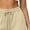 Beige, variant on Dzrciro Sweatpants for Women, Elastic Drawstring High Waist Joggers with Pockets, Casual Loose Outdoor Hiking Pants S-2XL