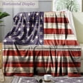 thumbnail image 5 of Super Soft Flannel Fleece Throw Blanket, Lightweight Sherpa Blankets Comfortable Bed Throws 3D Printed Blanket for Couch/Chair/Sofa/Bed/Dorm/Bedroom/Home (Wood Plank American Us Flag), 5 of 5