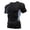 #01-Light Gray, variant on Compression Shirt Men Athletic Compression Tops Cool Dry Workout T Shirt Rash Guard Base Layer Undershirt