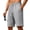 Light Gray, variant on GrmtClth Men's Textured Knit Shorts Soft Casual Elastic Drawstring Loungewear with Pockets Comfortable Daily Fashion Wear Shorts White 3XL