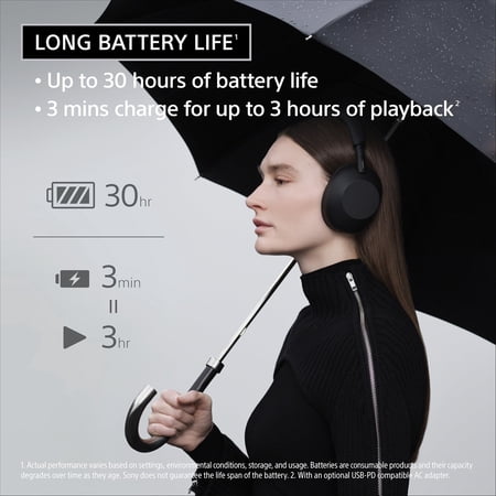 Sony - WH1000XM6- Best Wireless Noise Canceling Headphones - Black - Image 8