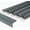 Matte Gray, variant on 5-Pack 36 Inch Peel and Stick Stair Nosing Brown Staircase Step Treads Anti-Slip Stair Protector, Self Adhesive Stair Nose Molding Trim for Outdoor & Indoor