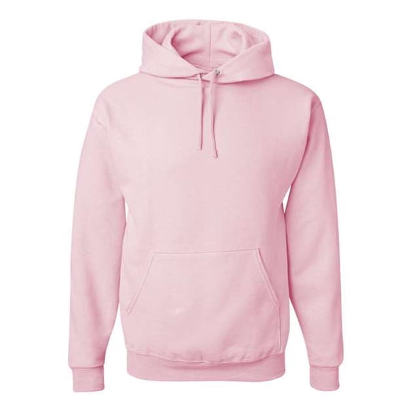Jerzees 8 oz. Sudadera con capucha NuBlend 50/50, rosa clásico, pequeña Jerzees 996MR