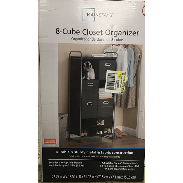 Mainstays 8 Cube Organizer