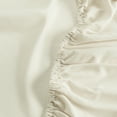 thumbnail image 6 of Serta Simply Clean 3-Piece Ivory Solid Bed Sheet Set, Twin-XL, 6 of 10