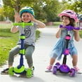 thumbnail image 3 of GOTRAX KS2 2-in-1 Foldable Kick Scooter with Removable Seat Great for Kids 2-8 Years Unisex, Purple, 3 of 8