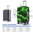 thumbnail image 6 of Naloa Green Lightning Elastic Suitcase Protector, Travel Suitcase Protector Cover Fits 18-32in Suitcase - Small, 6 of 9