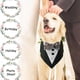 thumbnail image 4 of Esmoquin para perros grandes, regalo de compromiso, traje de boda para perros con pajarita, vestido de novia de esmoquin para perros, pañuelo, L, 4 of 5