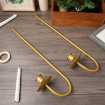 Mobestech Elegant Golden Metal Candle Wall Sconces, Sturdy and Easy to Install