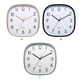 thumbnail image 4 of Matsuzay Reloj de pared de moda para el hogar, relojes silenciosos para sala de estar, reloj de escritorio cuadrado, decoración, relojes Decoración del hogar Azul 12 pulgadas, 4 of 6