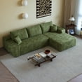 thumbnail image 4 of JIE LISHUN 108" Cloud Sectional Couch with L-Shape Chaise,Modern Modular Sofa with Deep Seat, Upholstered Couches for Living Room Bedroom,No Assembly Required,Green, 4 of 5