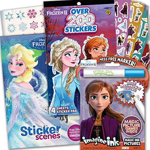 Disney Frozen 2 Imagine Ink Coloring Activity Book Deluxe Set ...