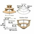 thumbnail image 7 of Table Display Stand Corner Rack Portable Shelf for Trade Shows Retail Displays Countertops, 7 of 7