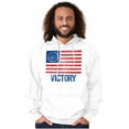 thumbnail image 4 of American Colonies Flag USA Victory Hoodie Sweatshirt Women Men Brisco Brands M, 4 of 6