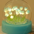thumbnail image 1 of DIY Tulip Night Light Handmade Furniture Decoration Simulation Flower Bedroom Sleeping Table Lamp Children Couple Friends Gift, 1 of 6